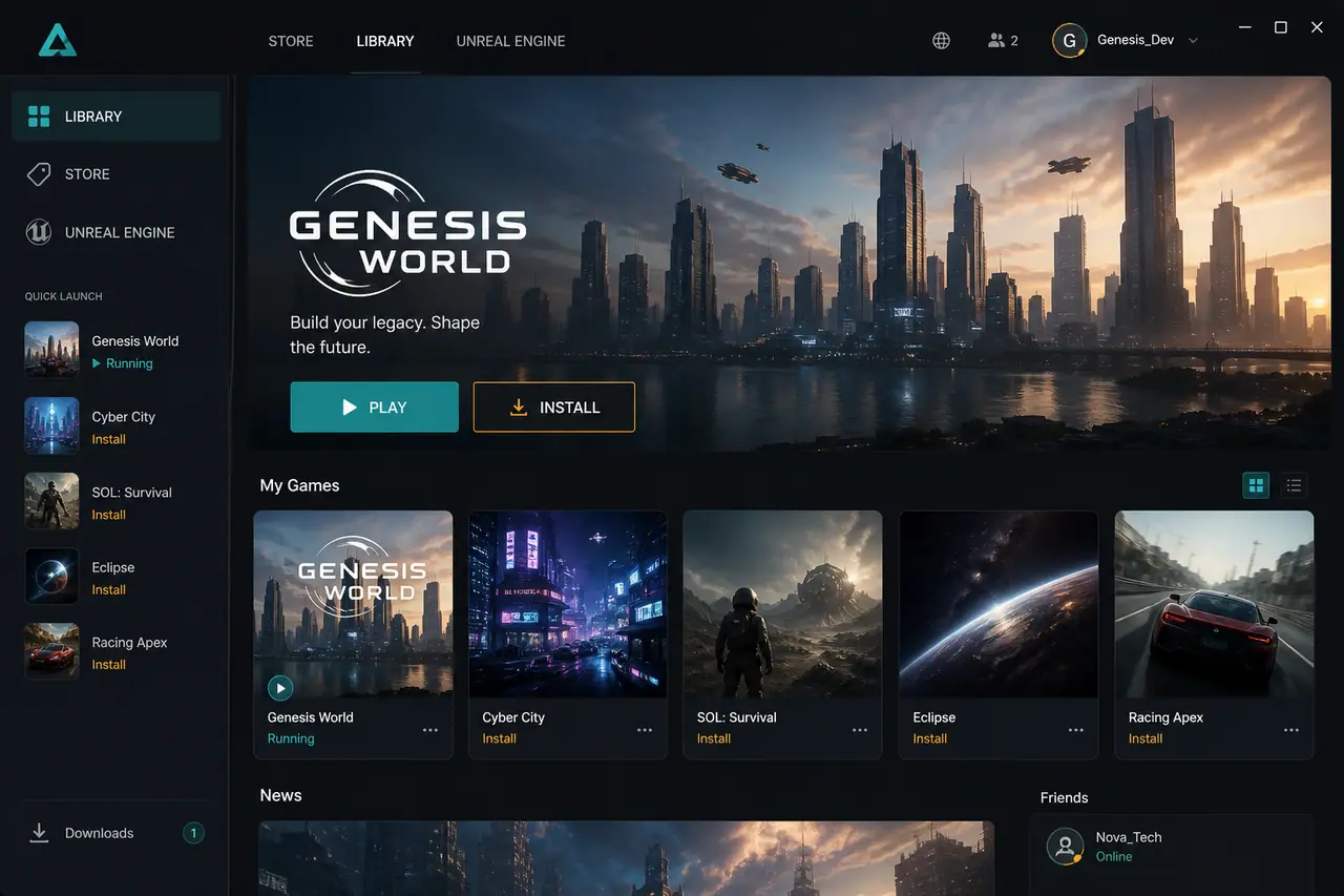 Launcher UI